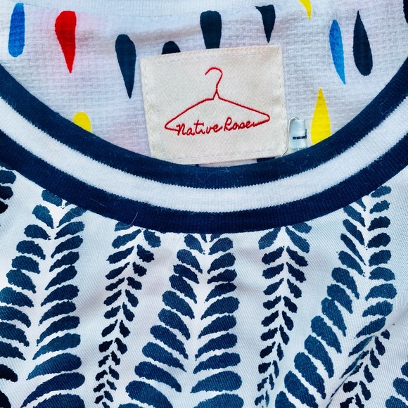 Native Rose T Shirt Dress Multicoloured L - Picture 4 of 8